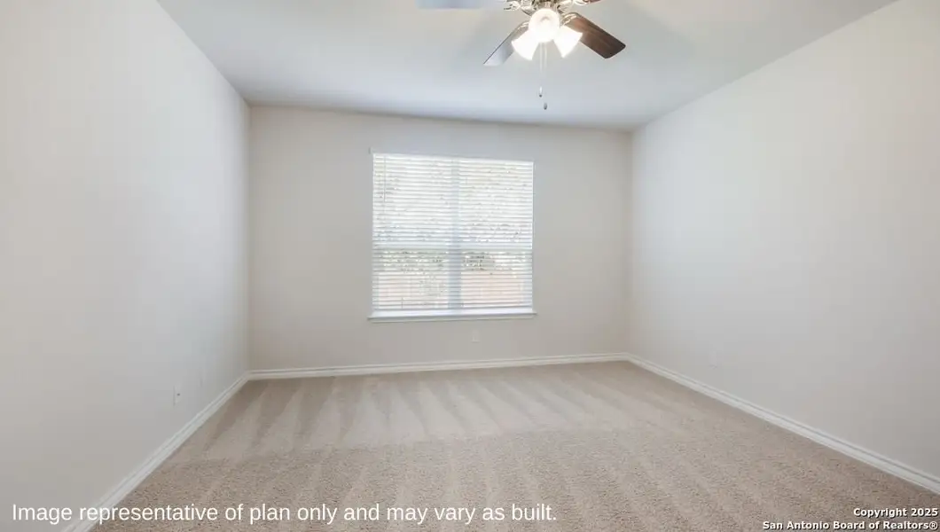 Spacious, unfurnished interior of a new home in Brookstone Creek, San Antonio (Image 22).