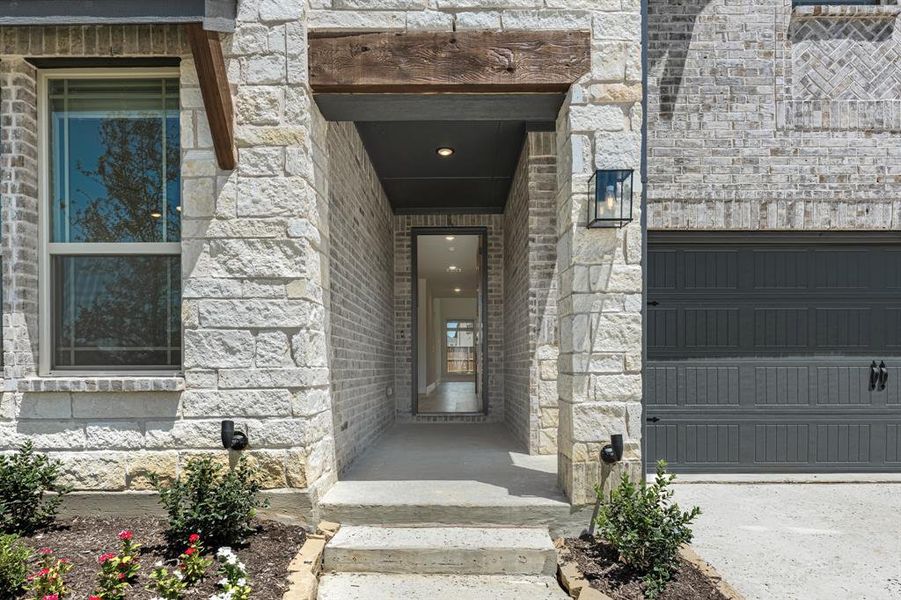 Exterior details and patio area of a home in Creekview Meadows, Pilot Point (Image 3). Exterior details and patio area of a home in Creekview Meadows, Pilot Point (Image 3).