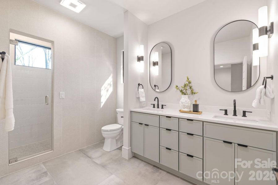 Furnished interior view inside a new home in , Charlotte (Image 16).