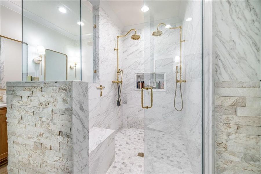 Furnished interior view inside a new home in , Flowery Branch (Image 29).