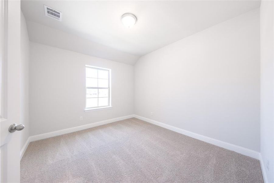 Spacious, unfurnished interior of a new home in Valencia on the Lake: Valencia 50s, Little Elm (Image 7). Spacious, unfurnished interior of a new home in Valencia on the Lake: Valencia 50s, Little Elm (Image 7).