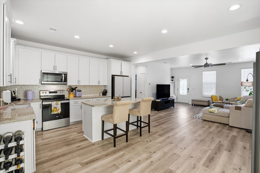 Furnished interior view inside a new home in , Summerville (Image 6). Furnished interior view inside a new home in , Summerville (Image 6).