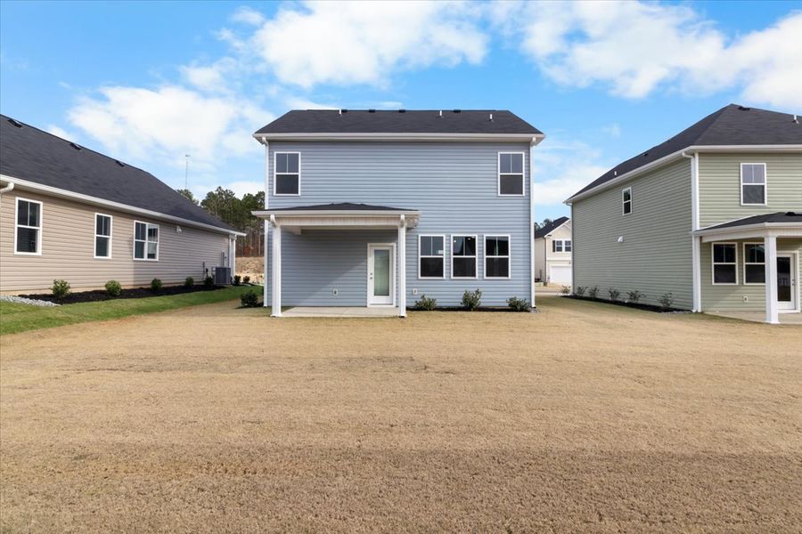 Exterior details and patio area of a home in Windsor, North Augusta (Image 21).