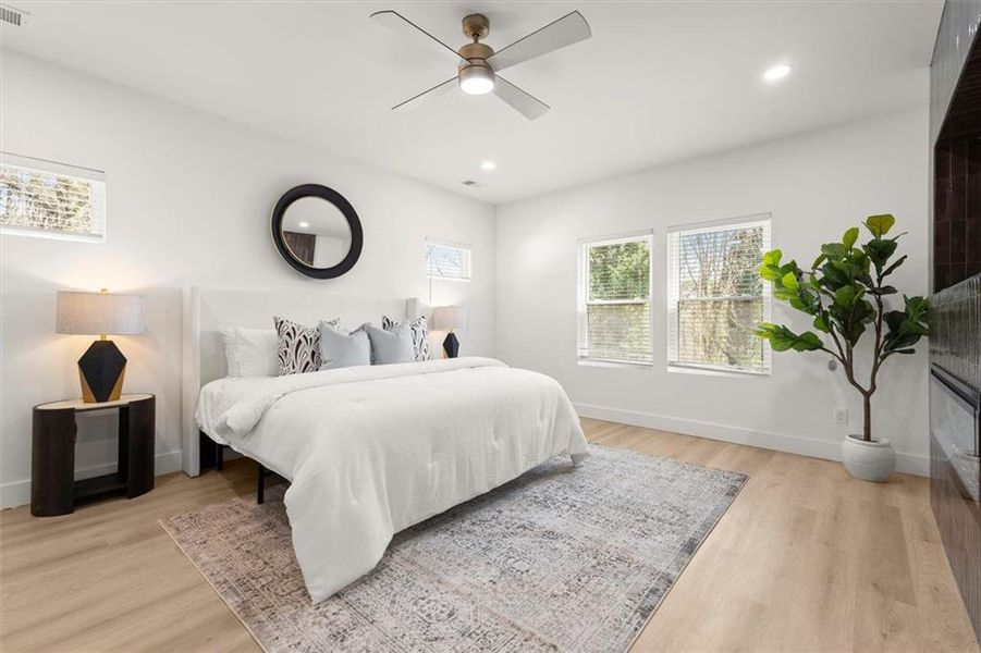 Furnished interior view inside a new home in , Atlanta (Image 42).