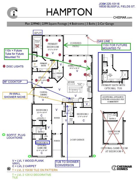 2D floor plan layout of this home in , Hockley, TX (Image 3).