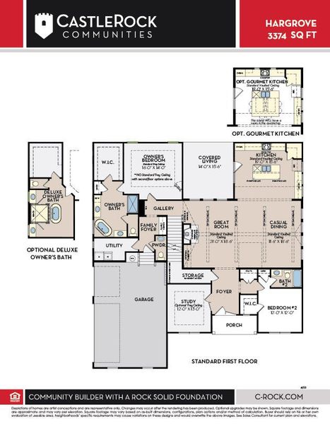 2D floor plan layout of this home in Belvoir, Fairview, TN (Image 2).