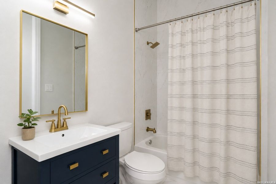 Furnished interior view inside a new home in , San Antonio (Image 12).