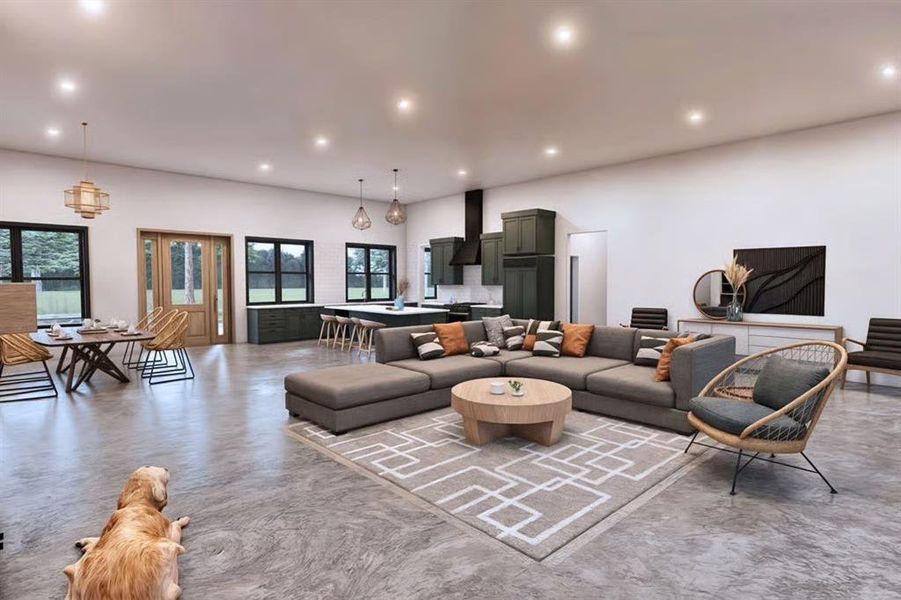 Furnished interior view inside a new home in , Paradise (Image 5).