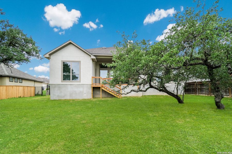 Exterior details and patio area of a home in Johnson Ranch, Bulverde (Image 23). Exterior details and patio area of a home in Johnson Ranch, Bulverde (Image 23).