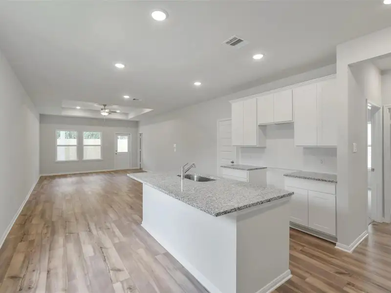 Furnished interior view inside a new home in Caney Creek Place, Conroe (Image 9). Furnished interior view inside a new home in Caney Creek Place, Conroe (Image 9).