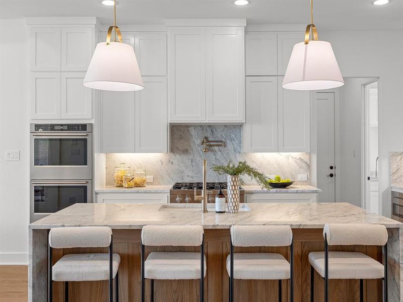 Furnished interior view inside a new home in , Gunter (Image 34).