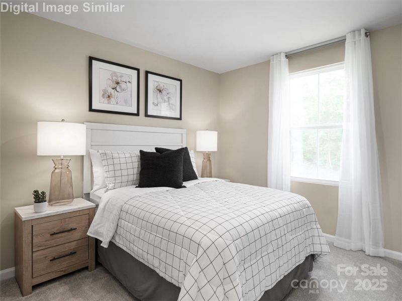 Furnished interior view inside a new home in , China Grove (Image 3).