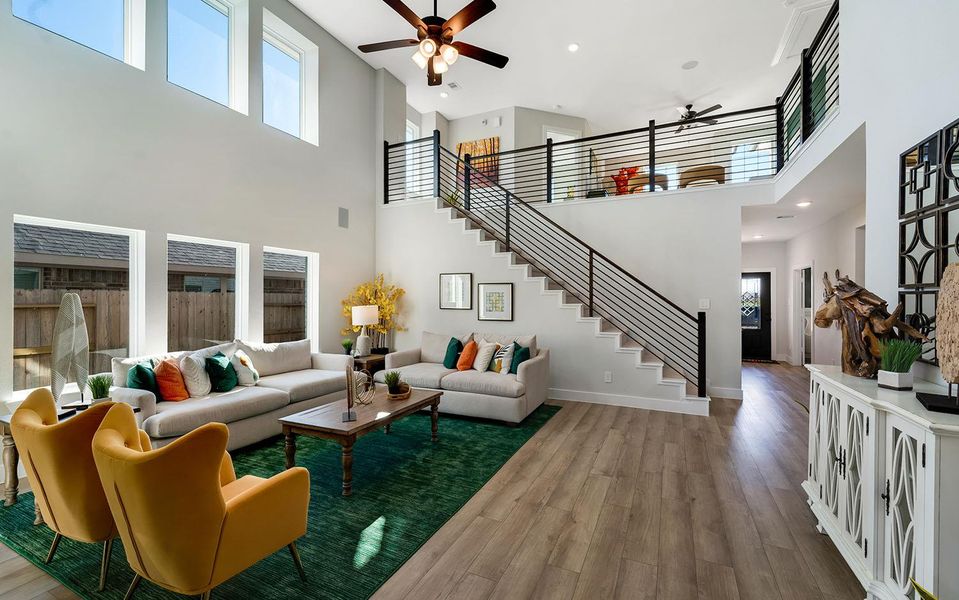 Furnished interior view inside a new home in Grande Estates, Bertram (Image 6).