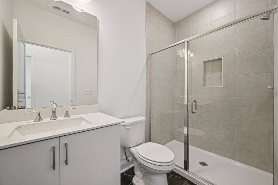 Furnished interior in a model home at Providence at The Point in Rolesville (Image 9).