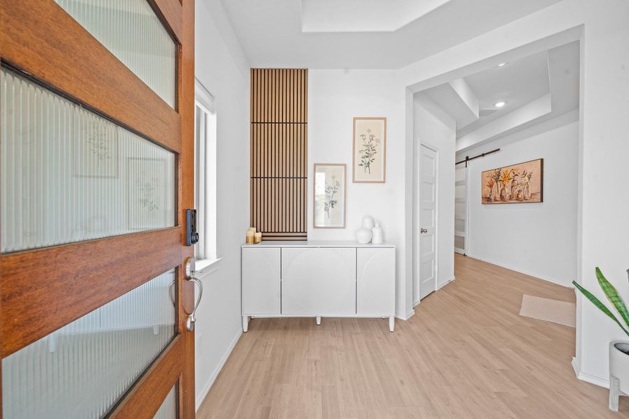 Furnished interior view inside a new home in , Cypress (Image 36).