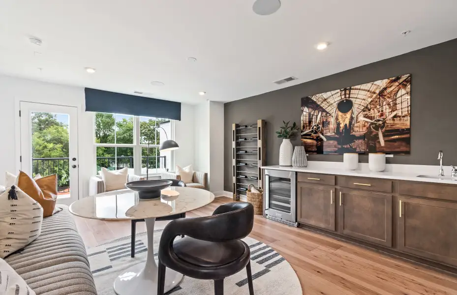 Furnished interior view inside a new home in Skyline, Nashville (Image 7).