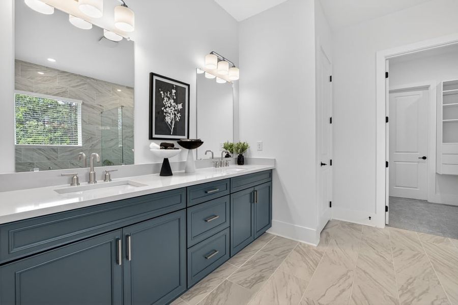 Representative furnished interior of a home built from the Santorini by Taylor Morrison in Towson Village, Peachtree City (Image 28).
