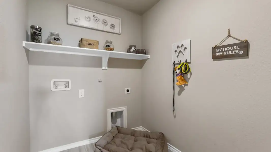 Furnished interior view inside a new home in Rosewood at Beltmill, Fort Worth (Image 38).