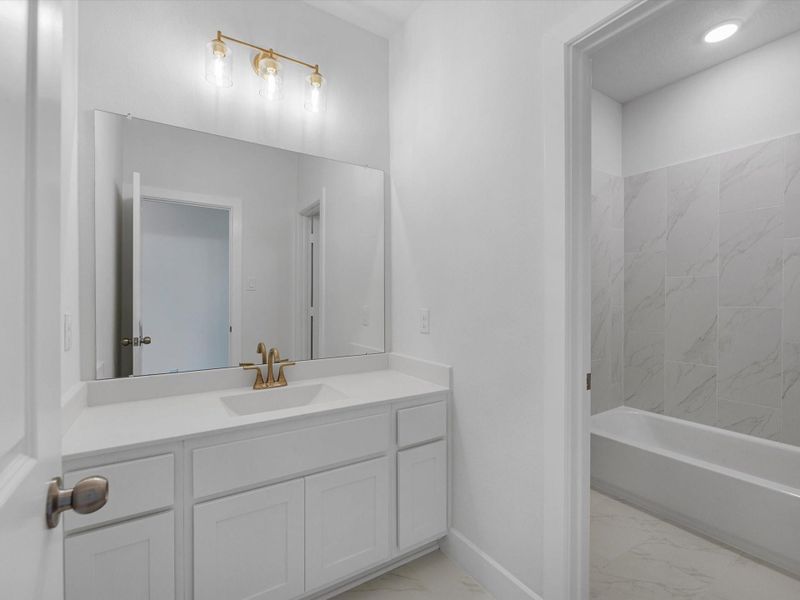 Furnished interior view inside a new home in COLTON®, Todd Mission (Image 10).