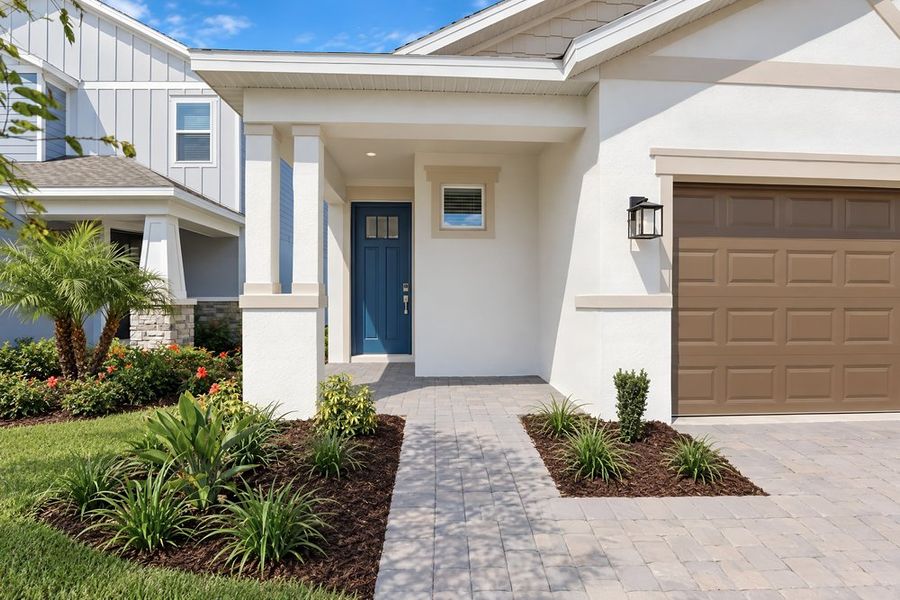 Exterior details and patio area of a home in Lochside, Mount Dora (Image 29). Exterior details and patio area of a home in Lochside, Mount Dora (Image 29).