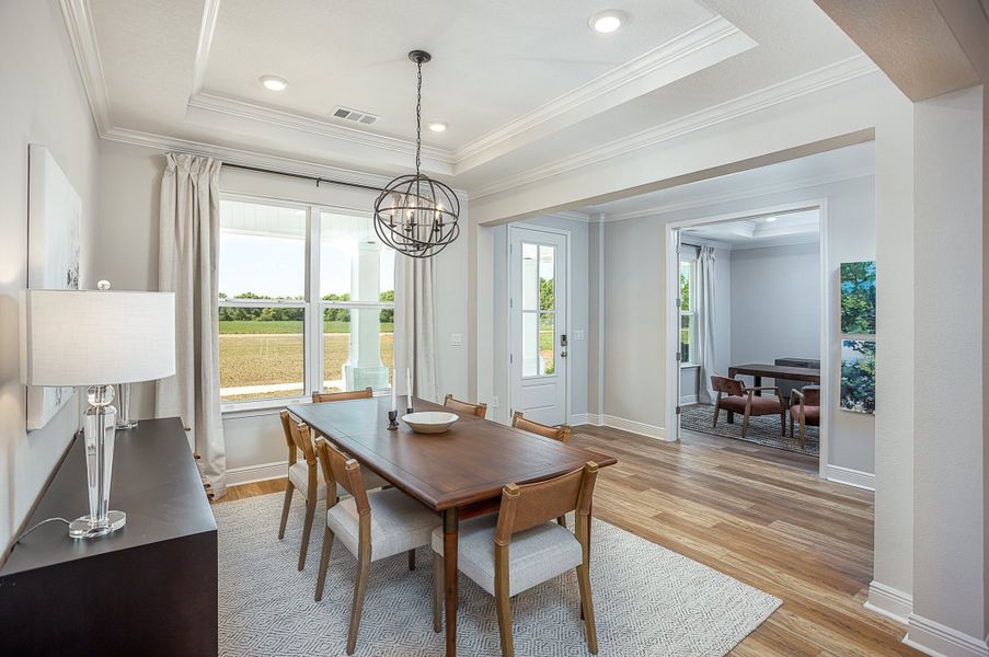 Furnished interior view inside a new home in Sugarmill Woods, Homosassa (Image 15).