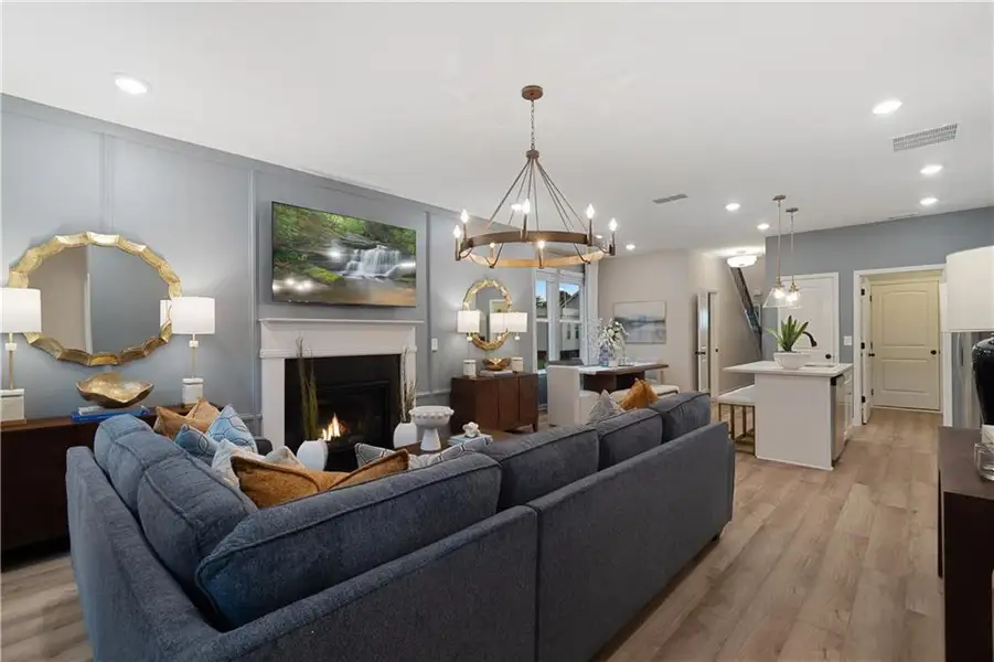 Furnished interior view inside a new home in Abbotts Crossing, Conyers (Image 12).