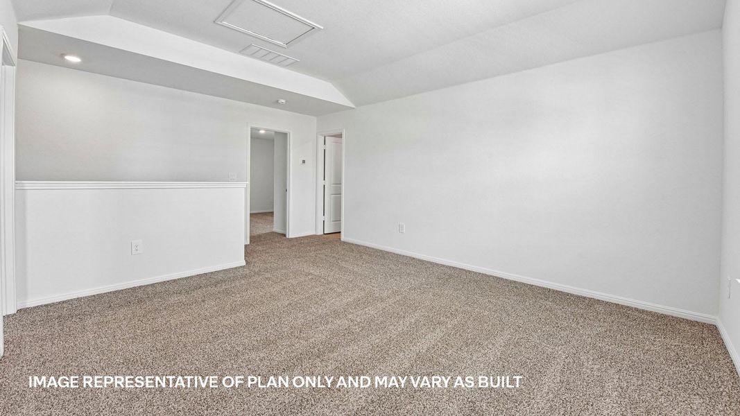 Spacious, unfurnished interior of a new home in Carillon, Manor (Image 32).