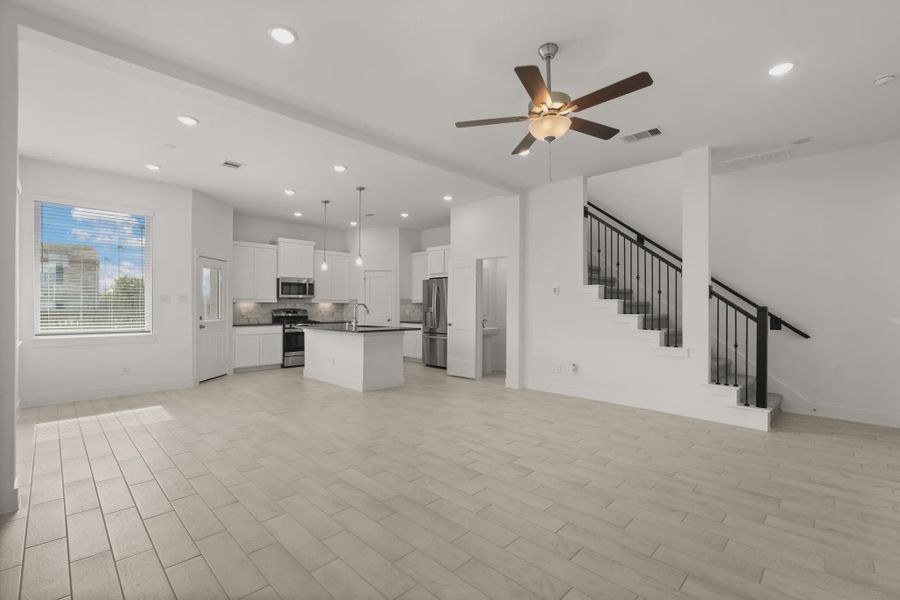 Representative unfurnished interior of a home built from the Cheverny by Chesmar Homes in Jubilee Chateau, Hockley (Image 10).