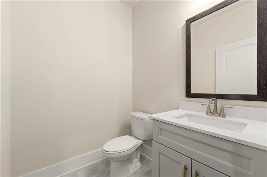 Furnished interior view inside a new home in Steeplechase, Hoschton (Image 5).
