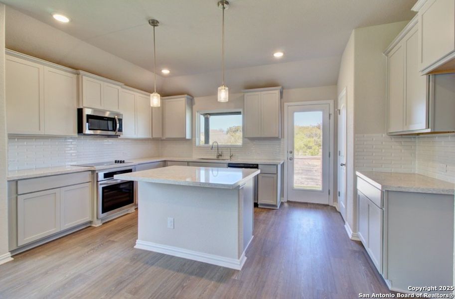 Furnished interior view inside a new home in Casinas at Gruene, New Braunfels (Image 4).
