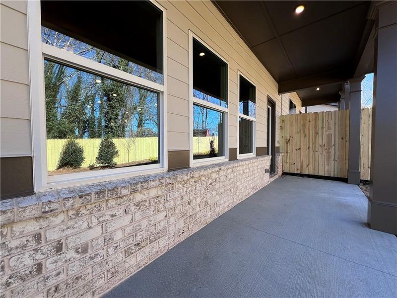 Exterior details and patio area of a home in , Norcross (Image 22).