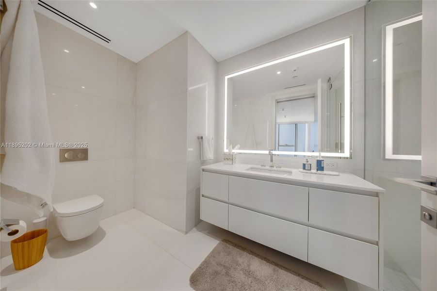 Furnished interior view inside a new home in Aston Martin Residences, Miami (Image 18).