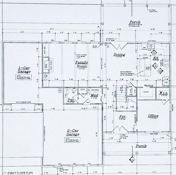 2D floor plan layout of this home in , Jefferson, GA (Image 4).