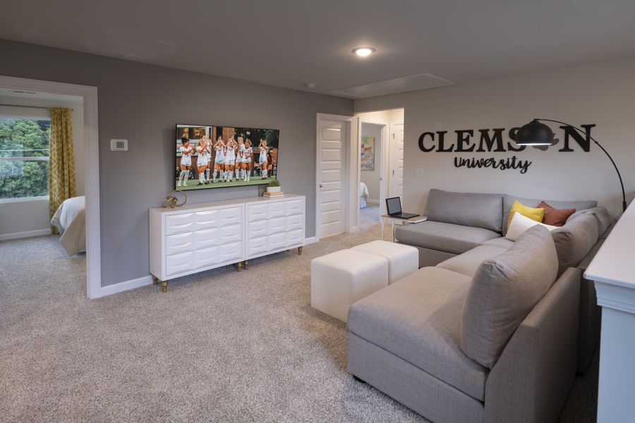 Furnished interior view inside a new home in Village at White Pine, Pendleton (Image 6).