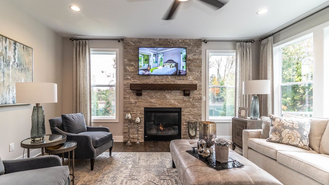 Representative furnished interior of a home built from the The Yorkshire by Norfolk Homes in Coronado Estates, Jackson (Image 10).