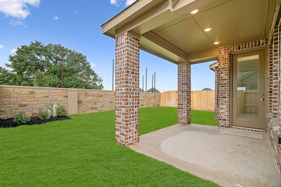 Rear Patio for Social Gatherings