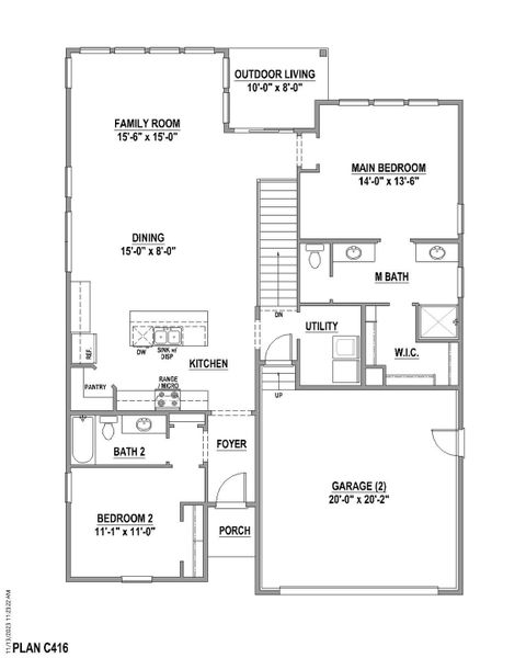 Plan C416 1st Floor