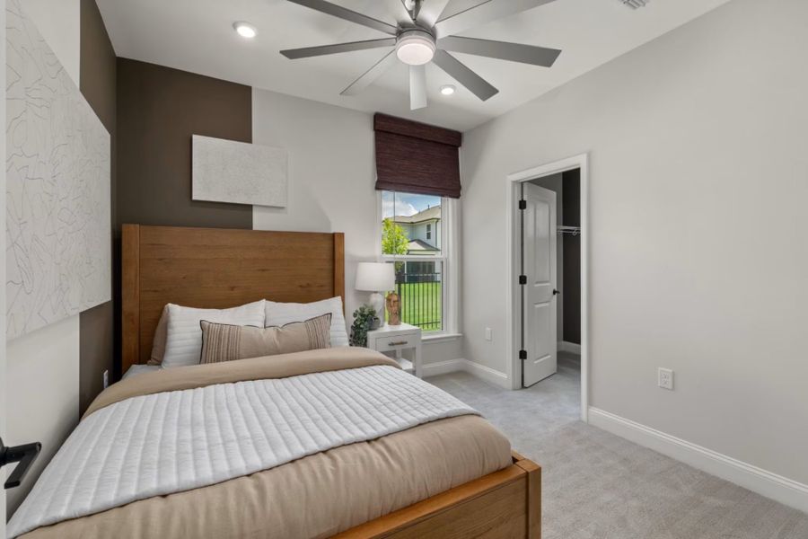 Representative furnished interior of a home built from the Colton by Pulte Homes in Southport Meadows, Southport (Image 10).