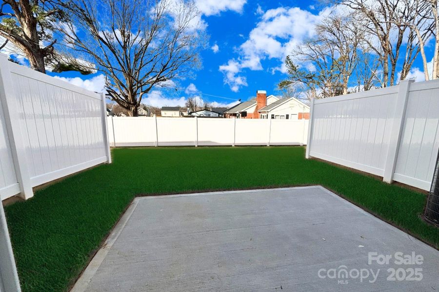 Exterior details and patio area of a home in , Charlotte (Image 3). Exterior details and patio area of a home in , Charlotte (Image 3).