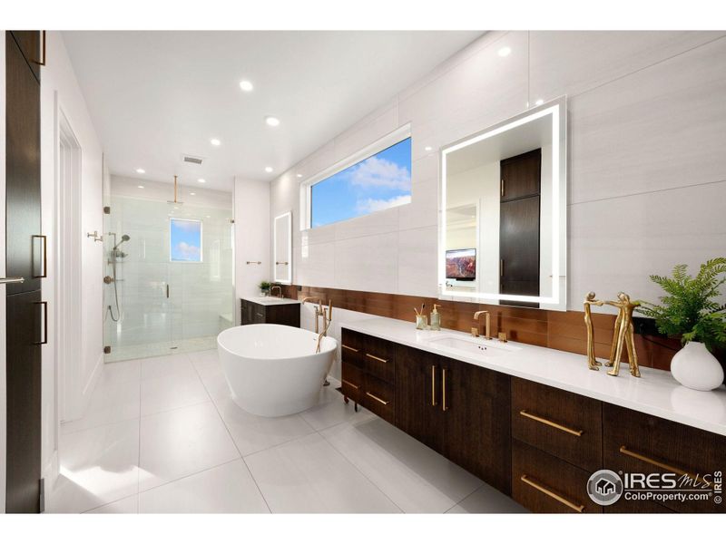 Primary Bathroom with Oversized Soaking Tub