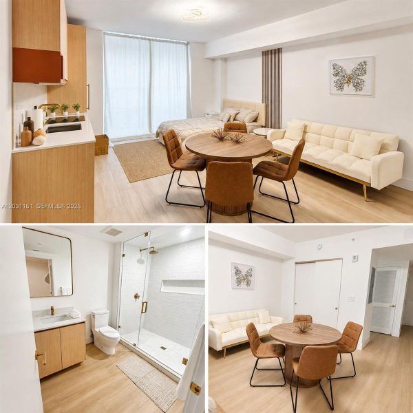 Furnished interior view inside a new home in , Miami (Image 4).