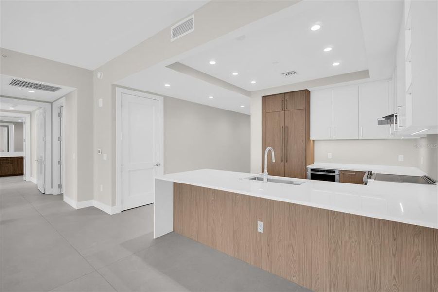 Furnished interior view inside a new home in , St. Petersburg (Image 9).