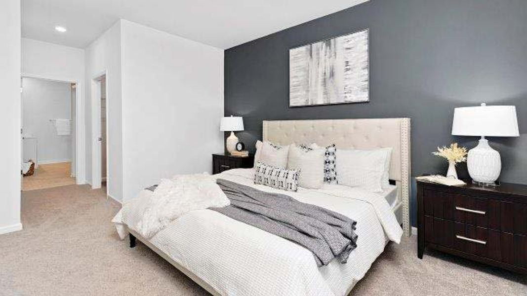 Furnished interior view inside a new home in Clark Creek Landing, Lincolnton (Image 14).