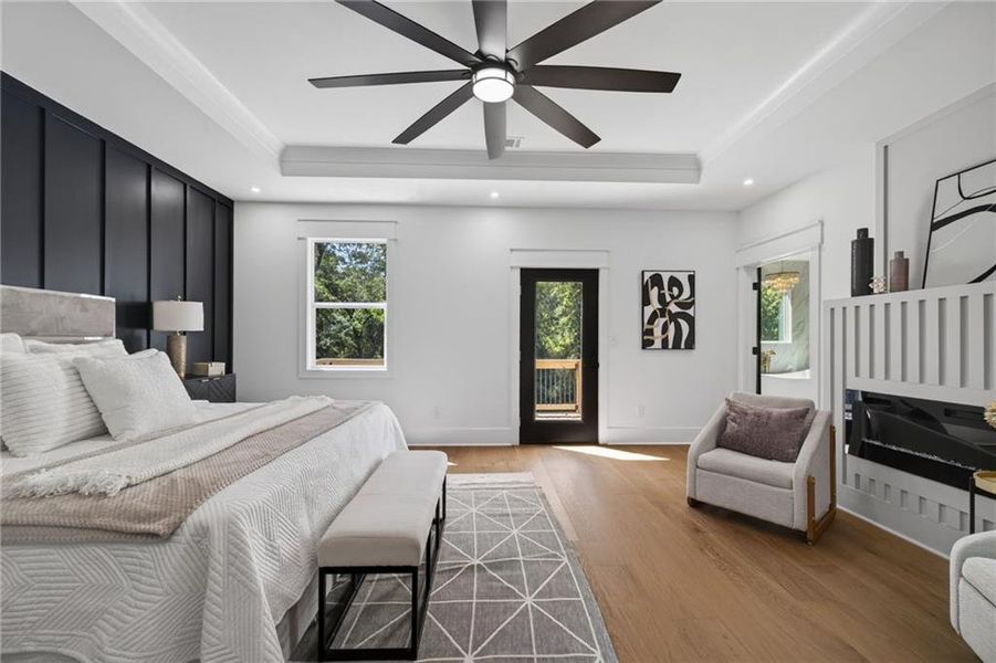 Furnished interior view inside a new home in , Hoschton (Image 44).