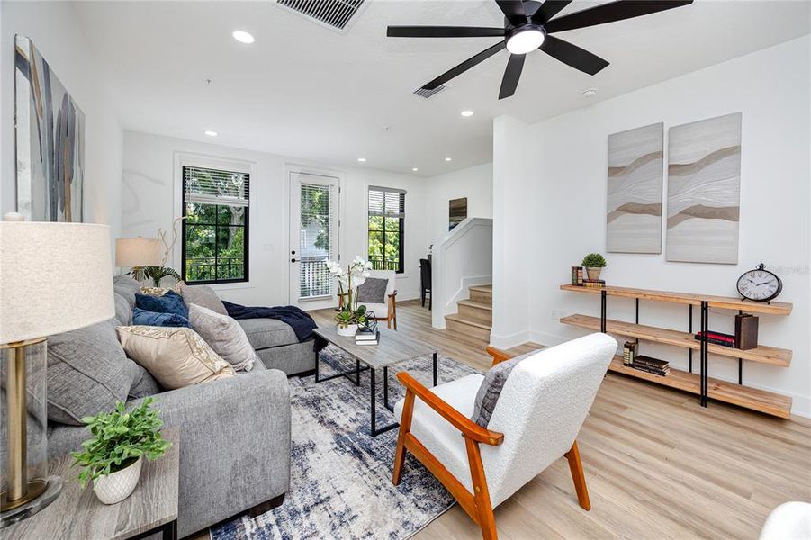 Furnished interior view inside a new home in , Tampa (Image 18).