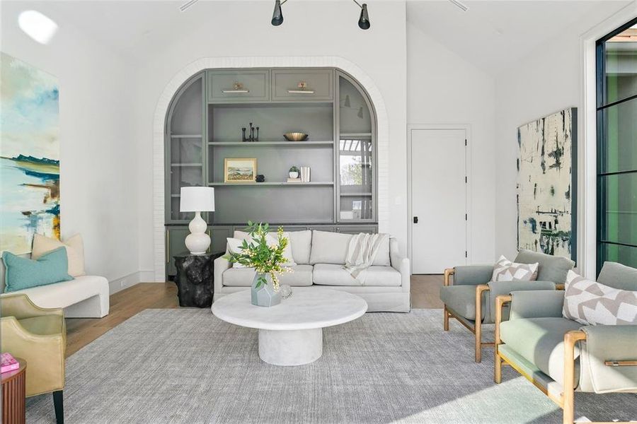 Furnished interior view inside a new home in , Dallas (Image 19).