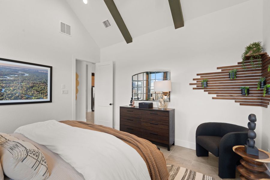 Furnished interior view inside a new home in Artavia, Conroe (Image 18).