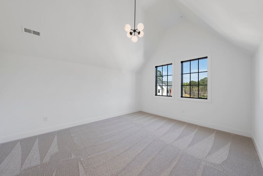 Representative unfurnished interior of a home built from the Grace by Homes by Dickerson in The Founding at Blue Ridge, Raleigh (Image 31).