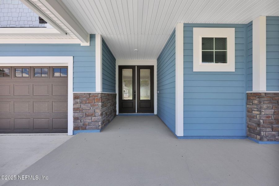 Exterior details and patio area of a home in Trailmark - Phase 6, St. Augustine (Image 26).