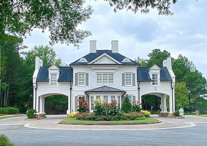 Front exterior of a new home in , Acworth, GA, highlighting curb appeal (Image 2).